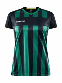 Craft Progress 2.0 stripe Spilletrøje Women - Sort/grøn
