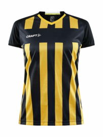 Craft Progress 2.0 stripe Spilletrøje Women - Sort/gul