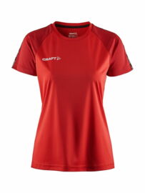Craft Squad 2.0 Contrast Trænings T-shirt Women - Rød/rød