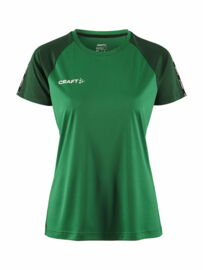 Craft Squad 2.0 Contrast Trænings T-shirt Women - Grøn/grøn
