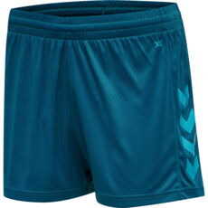 Hummel Core XK Poly Spilleshorts Women - Petrolblå/azurblå