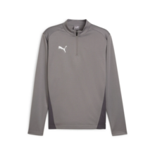 Puma teamGOAL Halfzip Træningstrøje Jr - Grå