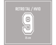 Retro Tal 25 cm - Ryg