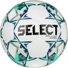 Select Brillant Super V22 Fodbold - Hvid/turkis/sort