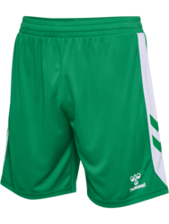 Hummel Match Spilleshorts - Grøn/hvid