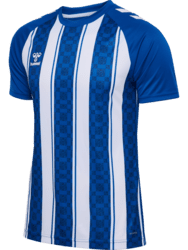 Hummel Match Striped Spilletrøje - Blå/hvid