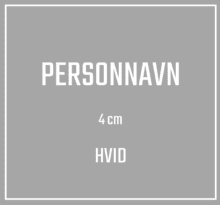 Avedøre IF Navn 4 cm