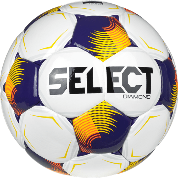 Select Diamond V26 Fodbold - Hvid/blå/gul