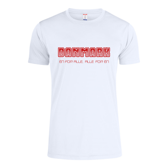 Danmark T-shirt - Hvid