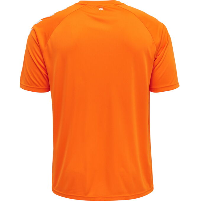 Hummel Core XK T-shirt - Orange/hvid