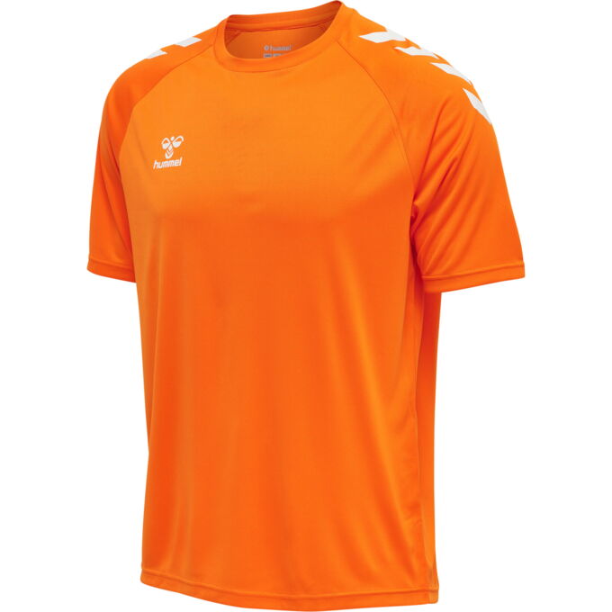 Hummel Core XK T-shirt Børn - Orange/hvid