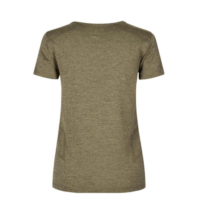 Geyser T-shirt Seamless Dame - Olivengrøn