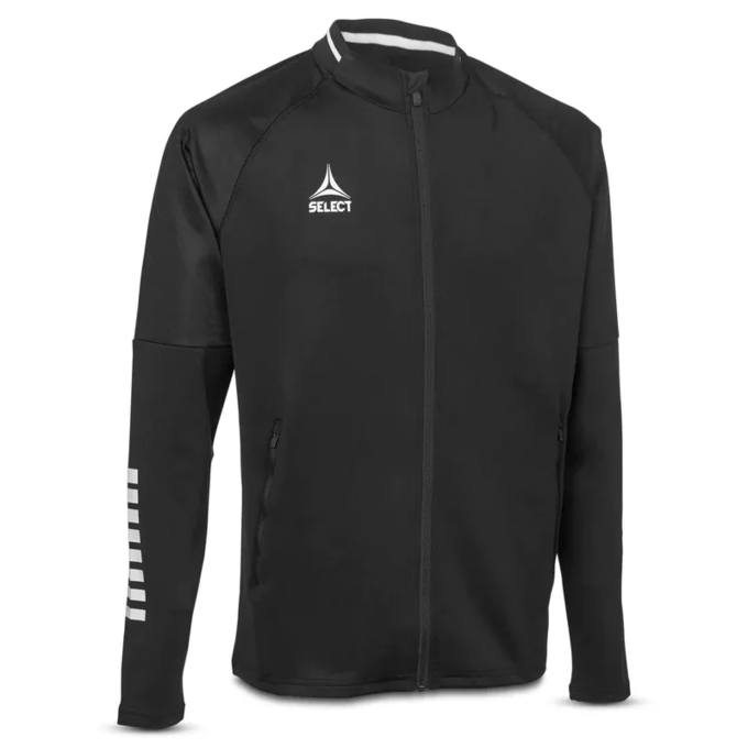 Select Monaco Fullzip Træningstrøje - Sort/hvid