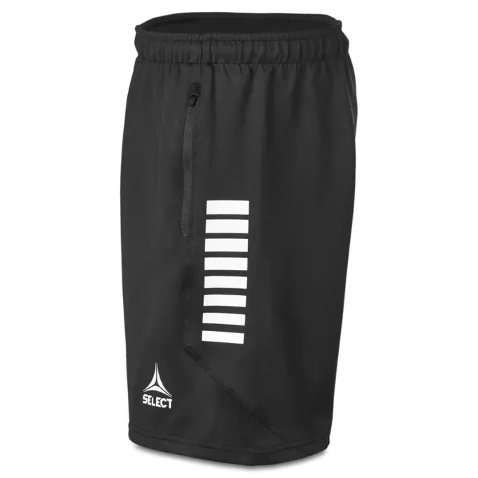 Select Monaco Bermuda Shorts - Sort/hvid