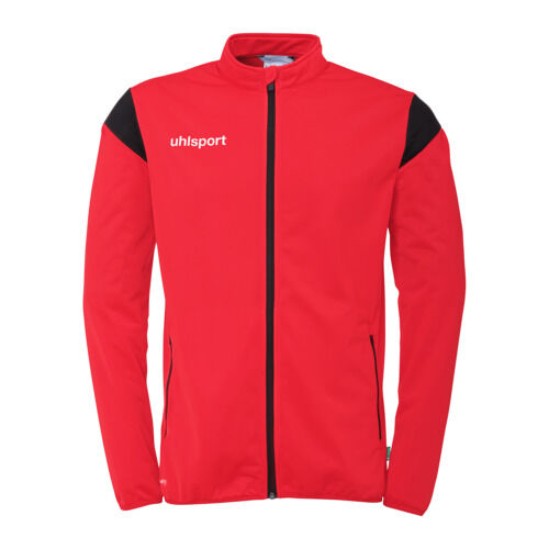 Uhlsport Squad 27 Fullzip Træningstrøje - Rød/sort