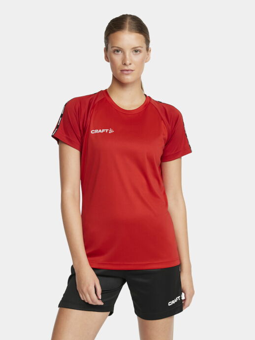 Craft Squad 2.0 Contrast Trænings T-shirt Women - Rød/rød