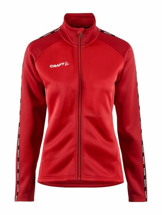 Craft Squad 2.0 Fullzip Træningstrøje Women - Rød/rød