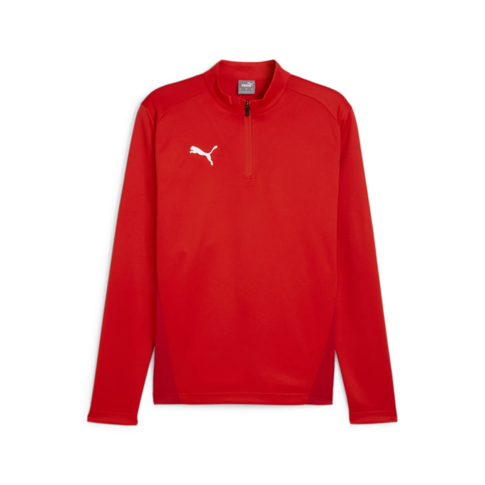 Puma teamGOAL Halfzip Træningstrøje Jr - Rød