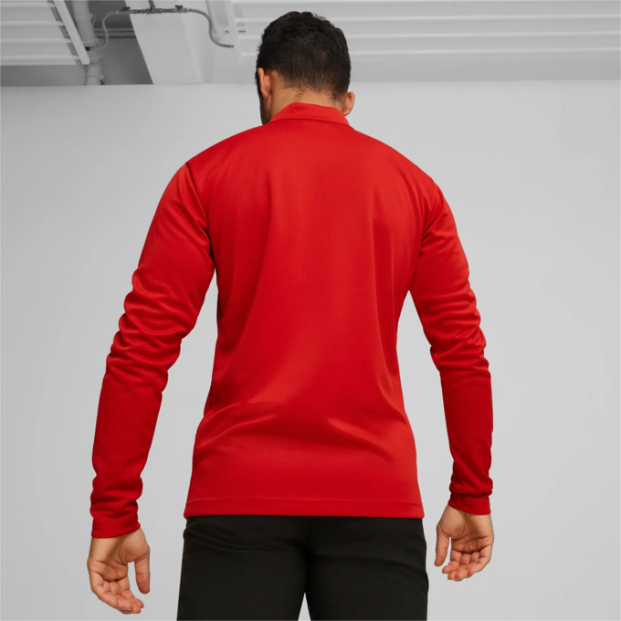 Puma teamGOAL Halfzip Træningstrøje Jr - Rød