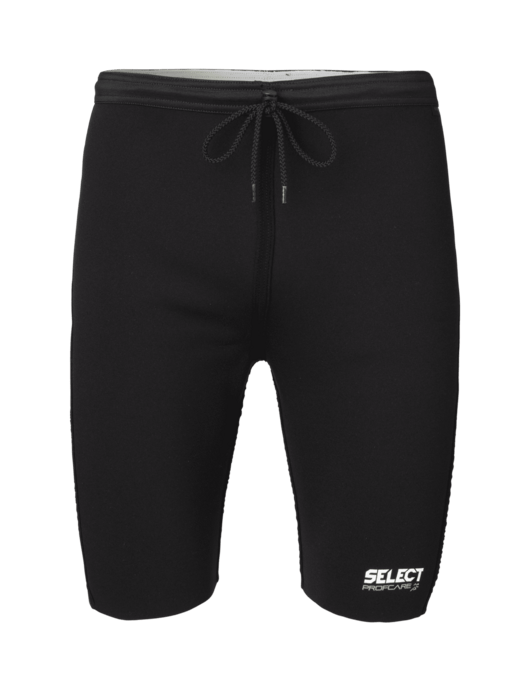 Select Neopren Varmeshorts - Sort/hvid