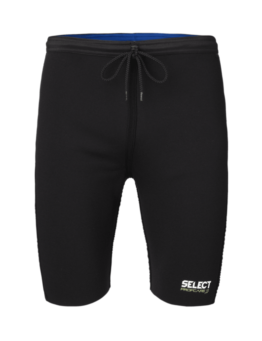 Select Neopren Varmeshorts - Sort/blå