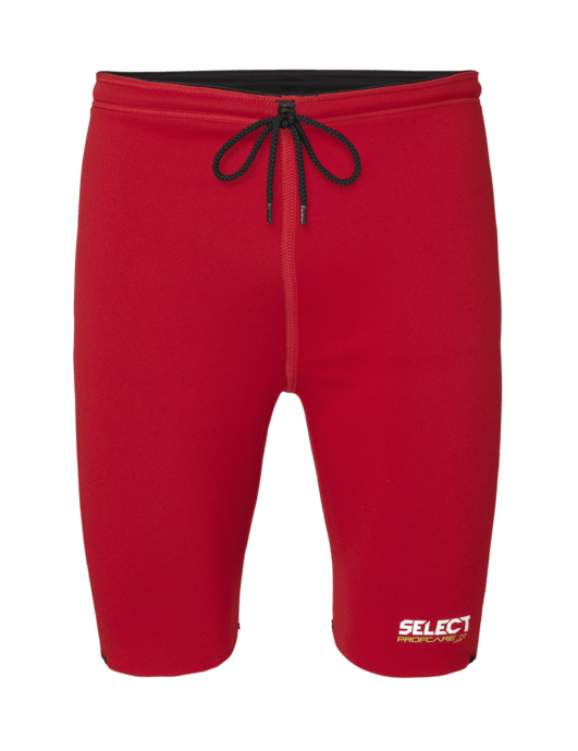 Select Neopren Varmeshorts - Sort/rød
