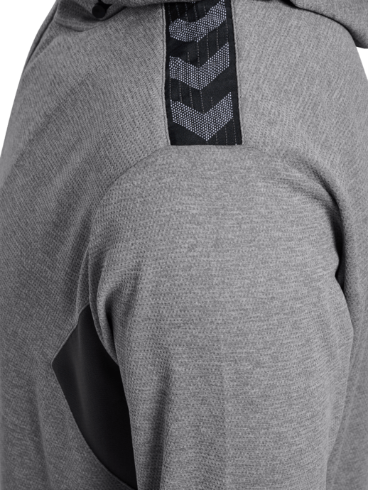 Hummel Authentic Zip Hættetrøje - Lysegrå