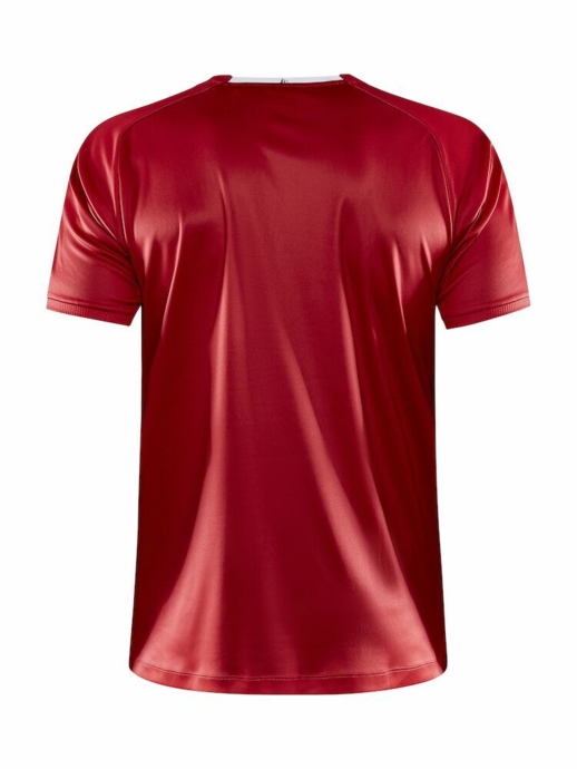 Craft Progress 2.0 Stripe Spilletrøje - Rød/hvid