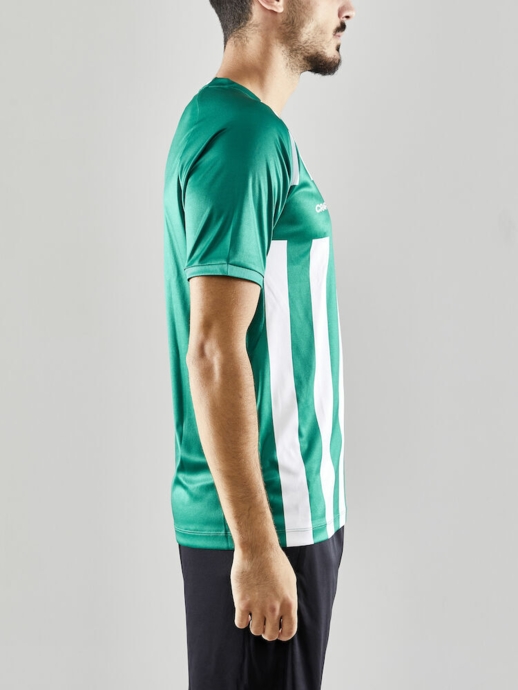 Craft Progress 2.0 Stripe Spilletrøje - Grøn/hvid