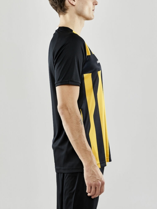 Craft Progress 2.0 Stripe Spilletrøje - Sort/gul