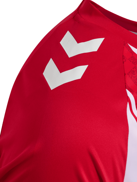 Hummel Match Striped Spilletrøje - Rød/hvid