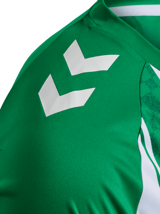 Hummel Match Striped Spilletrøje - Grøn/hvid