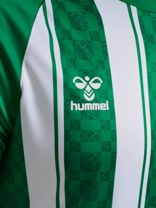 Hummel Match Striped Spilletrøje - Grøn/hvid