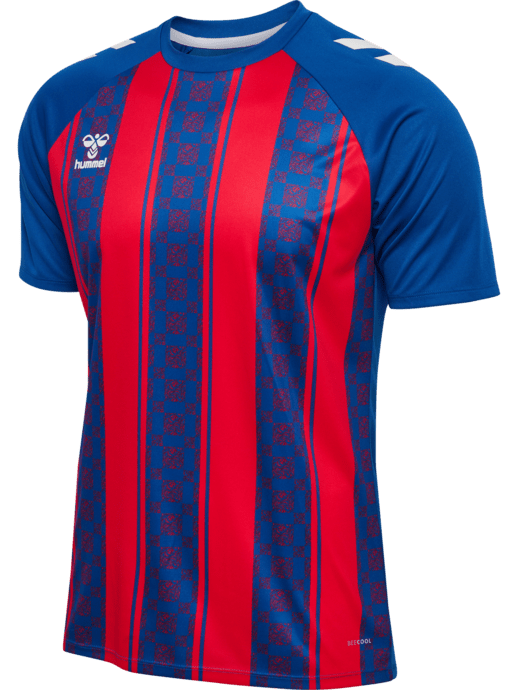 Hummel Match Striped Spilletrøje - Blå/rød