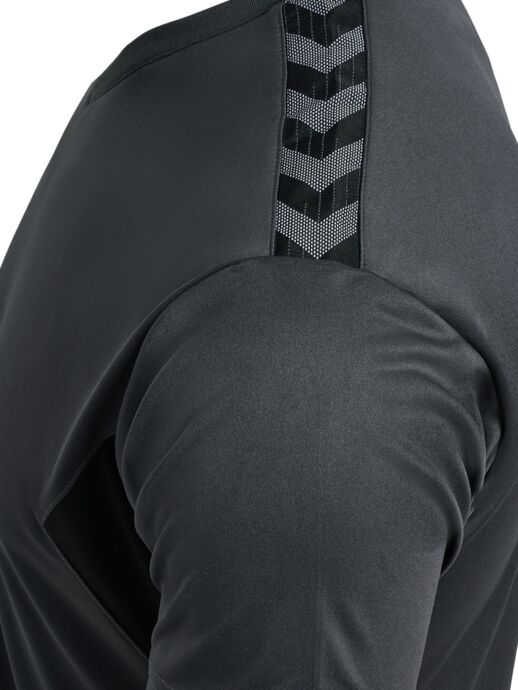 Hummel Authentic PL Spilletrøje - Mørkegrå/sort