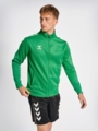 Hummel Core XK Fullzip Træningstrøje - Grøn/hvid