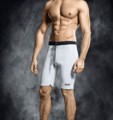 Select Neopren Varmeshorts - Sort/hvid