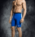 Select Neopren Varmeshorts - Sort/blå