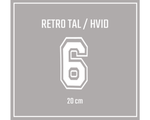 Retro Tal 20 cm - Ryg Retro Tal 20 cm - Ryg