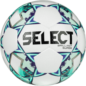 Select Brillant Super V22 Fodbold - Hvid/turkis/sort